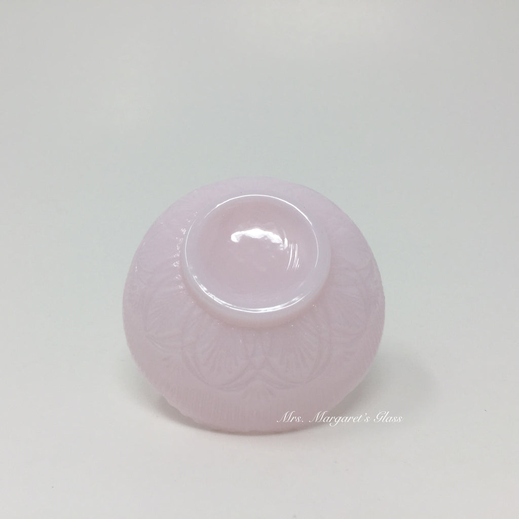Mosser Glass Crown Tuscan Pink Ring/ Trinket Holder