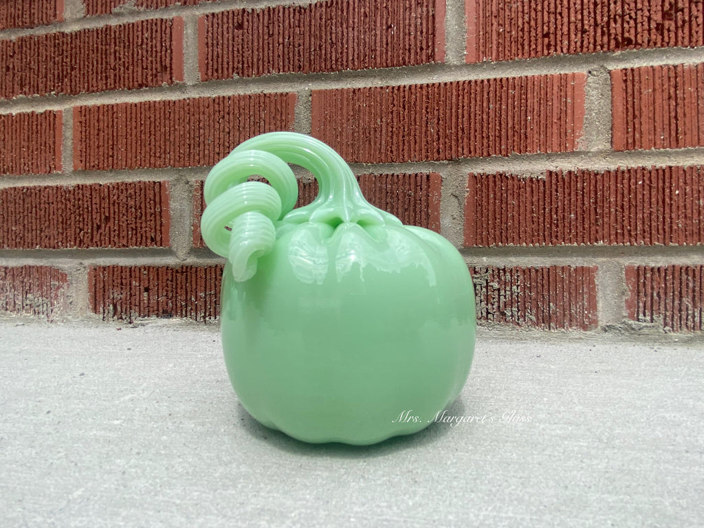 Mosser Glass Jadeite Pumpkin