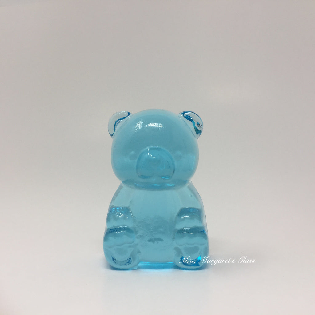 Wilkerson Glass Stardust Blue Gummy Bear Pink UV Glow