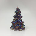Mosser Glass Sugar Plum Purple Carnival Iridescent Christmas Tree