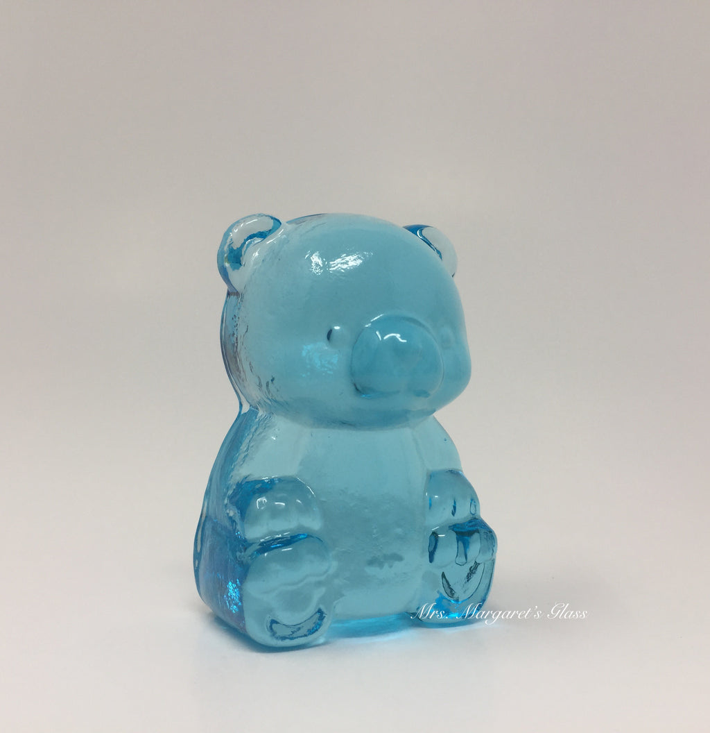 Wilkerson Glass Stardust Blue Gummy Bear Pink UV Glow