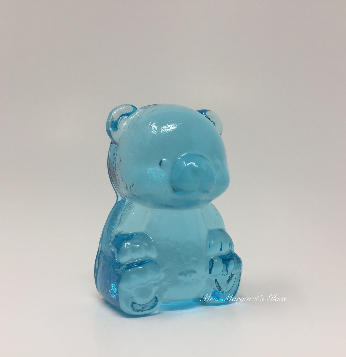 Wilkerson Glass Stardust Blue Gummy Bear Pink UV Glow